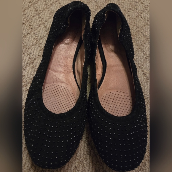 Corso Como Black Studded Ballet Flats | Size 9.5 (Fits Like 9) - Picture 2 of 8